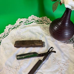 Rare Antique J.A. Henckels Straight Razor - World&#39;s Columbian Exposition Chicago 1893 Commemorative Shaving Collectible