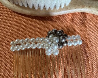 Peignes à cheveux en cristal avec strass, épingles à cheveux