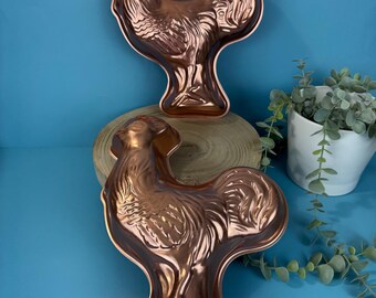 Vintage Copper Rooster Mold | 3.5 Cup French Farmhouse Decor - Etsy