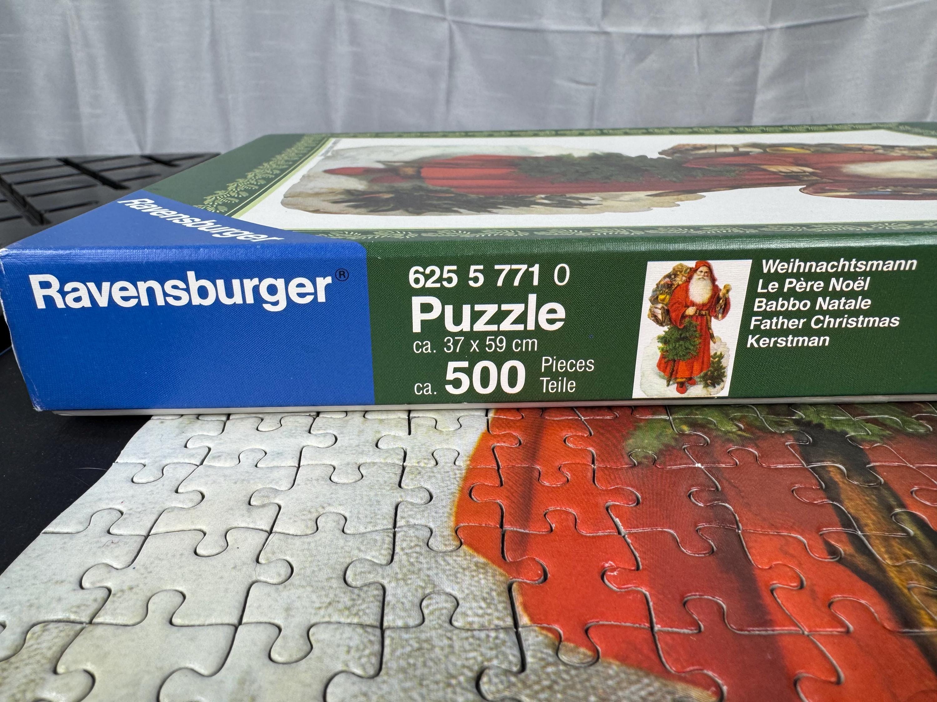 Vintage Ravensburger Santa Claus Puzzle – 1981 Complete 500 Piece