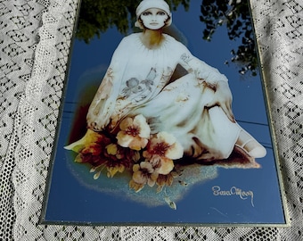 Vintage Sara Moon Art Deco Mirror: 1970s Japanese Wall Decor - Etsy