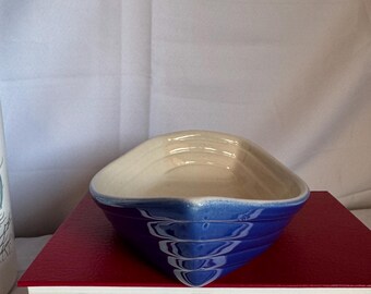 Plats en céramique émaillé, bateau bleu profond, APPOLIA