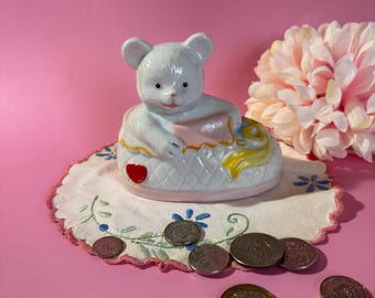 Salvadanaio a forma di orso - Ceramica personalizzata