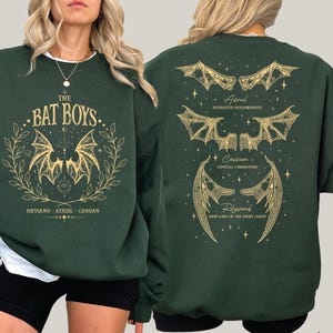 The Bat Boys Double Side Sweatshirt and Hoodie, Bat Boys Sweatshirt, Acotar Sweatshirt, Cassian General Crewneck, Night Court Sweater A007