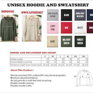 the hoodie hoodie hoodie and sweatshirt sizes chart