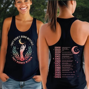 They Didn't Burn Witches Women's Racerback Tank Top