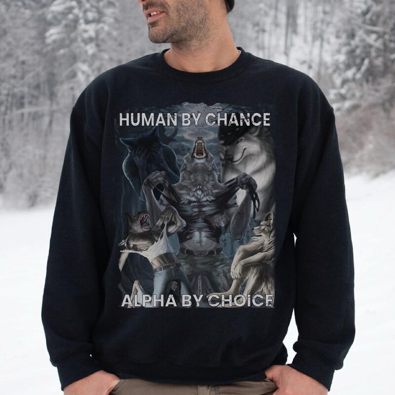 Alpha Wolf Hoodies - Etsy