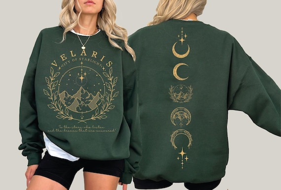 Court of Thorns And Roses Velaris Sweatshirt and Hoodie, Thorns and Roses Court of Dreams Shirt, Acotar Shirt, Night Court Acotar, SJM Shirt