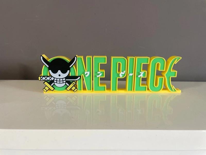 Custom 3D One Piece Logo – Handcrafted Print – Roronoa Zoro