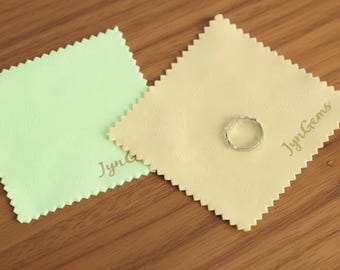 Custom Logo Silver Polishing Cloths: Jewelry Cleaning Wipe - Bulk 100pcs