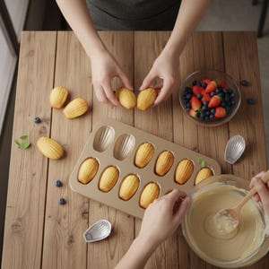 Stokbrood Madeleine, Schelpenvorm, Bakvorm, Siliconenmal, Zeeschelpcakevorm, Chocoladevorm, Cupcake Decoratie Gereedschappen