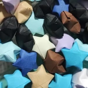 Origami Paper Stars: 27 Colors, Double-Sided DIY Craft Strips