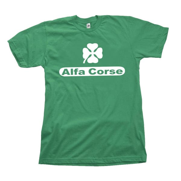 Alfa Corse Alfa Romeo Racing T-Shirt | Quadrifoglio | Clover T-shirt | Unique Alfisti gift