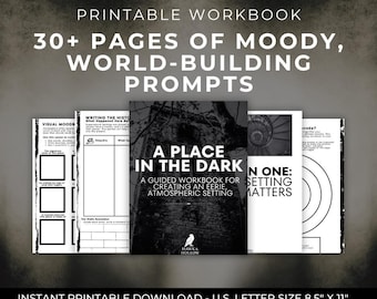 Eerie Setting Workbook: Story Planner, TTRPG Worldbuilding (Printable PDF)