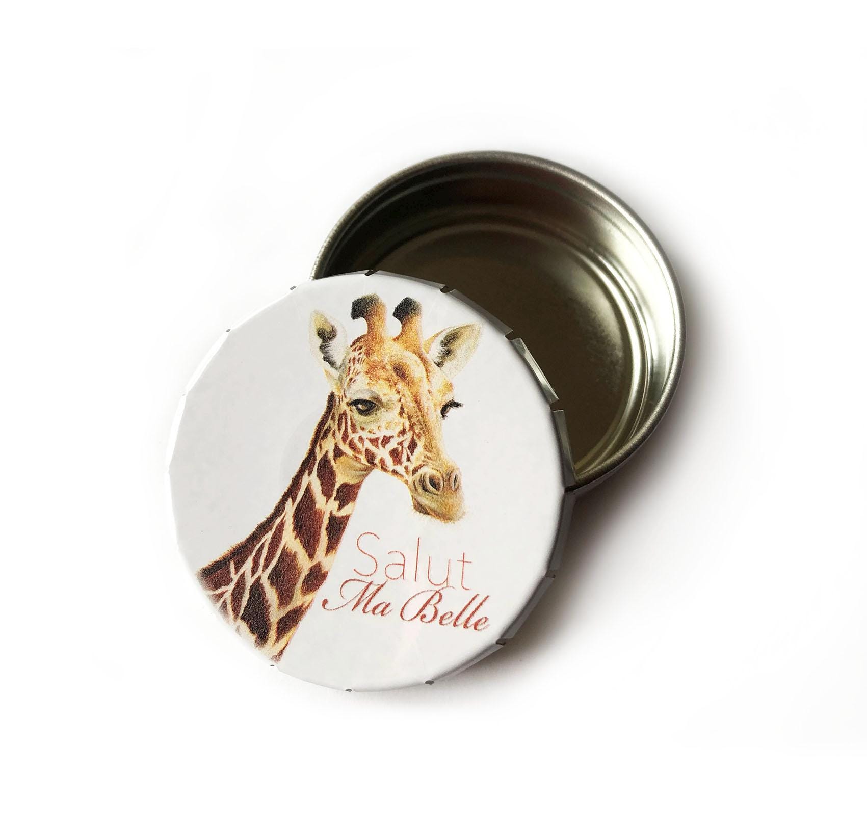 Palazzo Exklusiv Schmuckdose / Pillendose – Giraffe, Metalldose, Emailliert, Mit Strass Und Halbedelsteinen, Höhe 9 Cm, In Geschenkbox