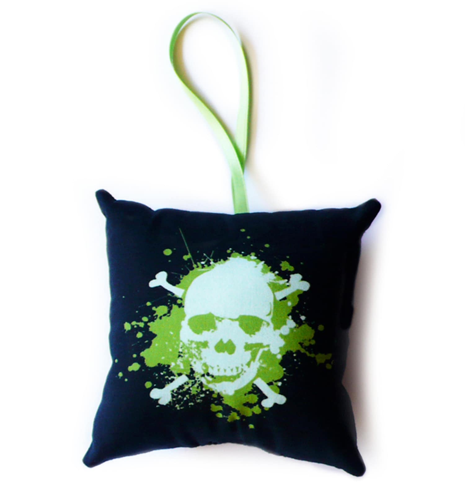 Mini Coussin à Suspendre Tête de Mort Cadeau Homme