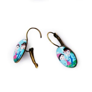 Boucles d'oreilles dormeuses danseurs image 2