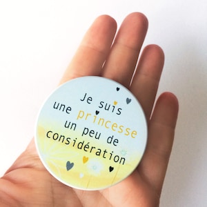 Petite boite ronde message amusant boite à bonbons pilules cendrier de poche