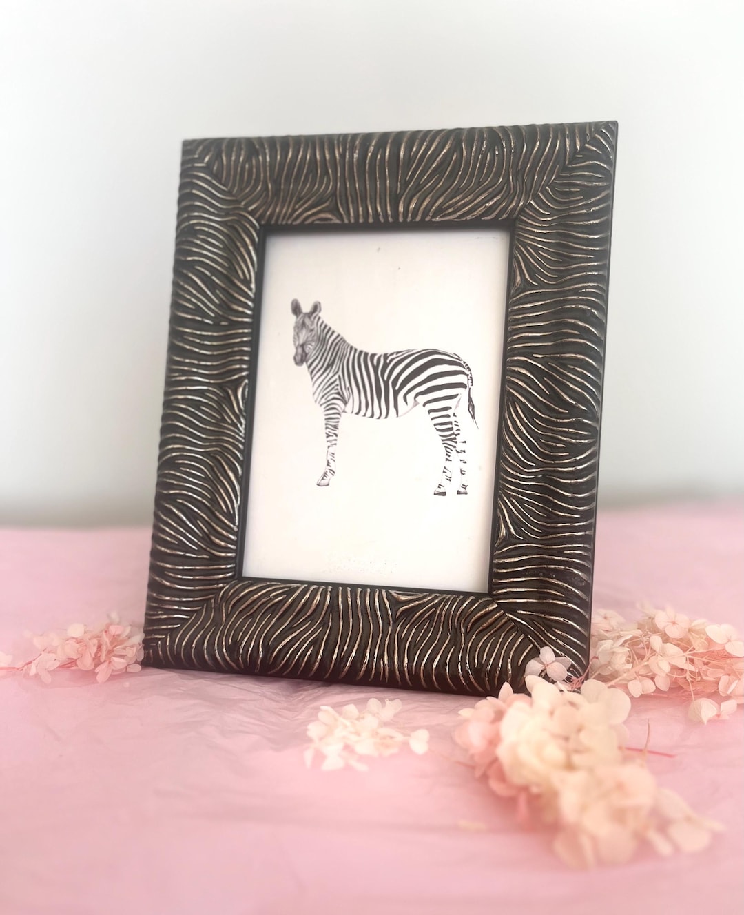 Zebra Vintage Wooden Rectangular Photo or Picture Frame. - Etsy