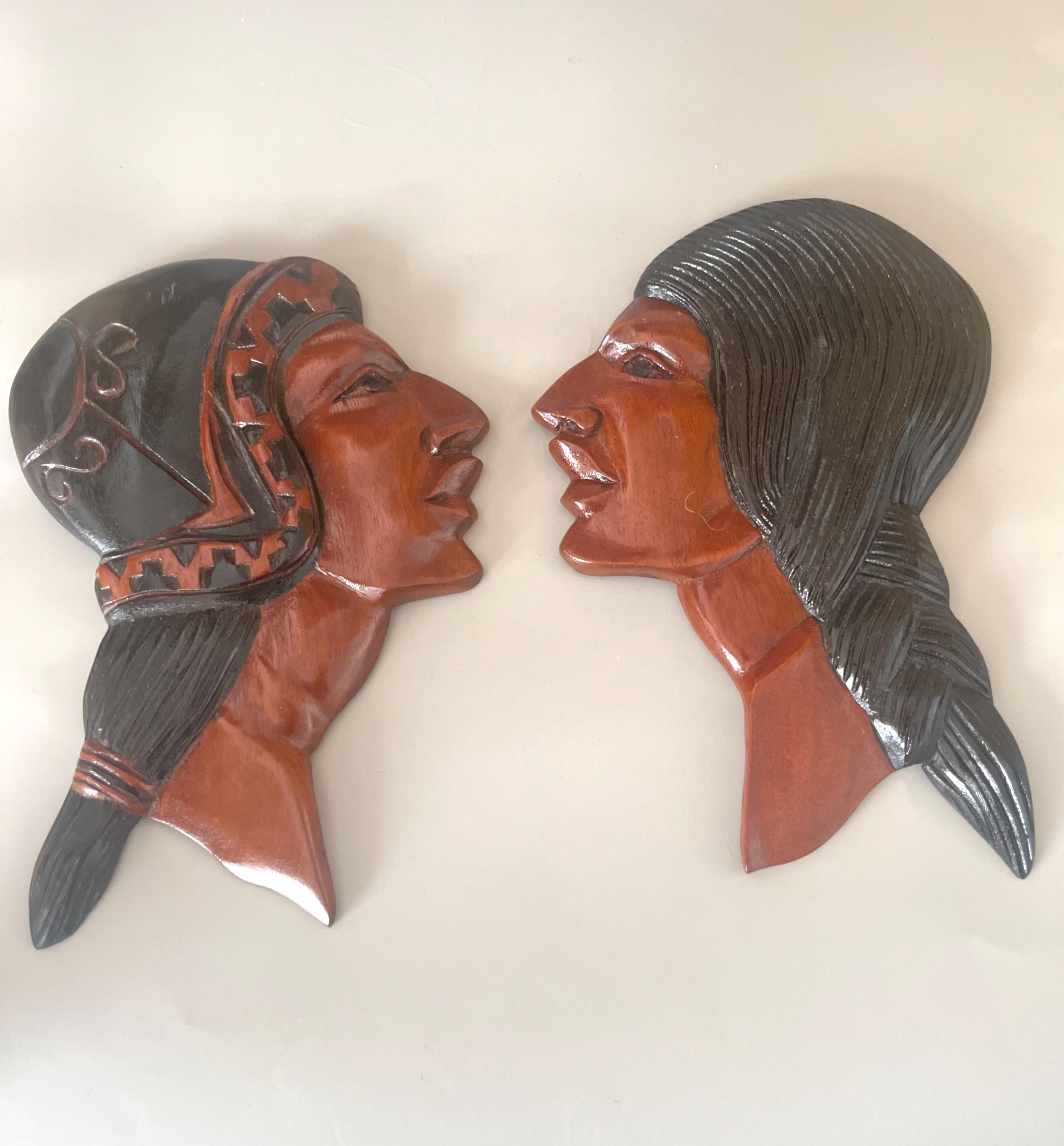 Wood carvings native american - Etsy 日本