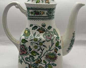 Vintage Dorset Teapot, Wood & Sons Floral Tea Pod, Made in England