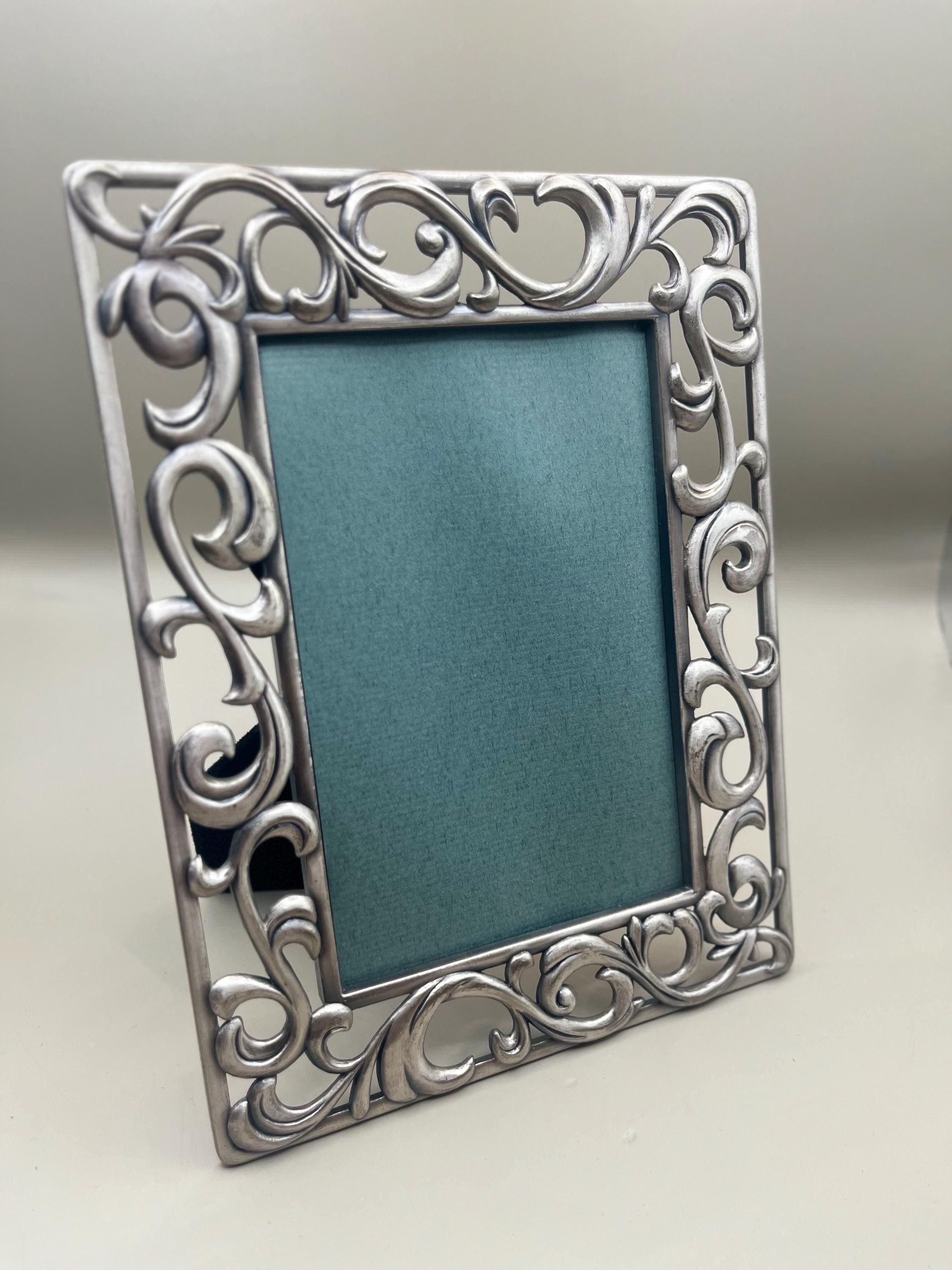 希少　ウノアエレ　純銀　ミニ絵画　銀細工　額　シルバー　イタリア　風景画　壁掛け 希少 ウノアエレ 純銀 ミニ絵画 銀細工 額 シルバー イタリア 風景画