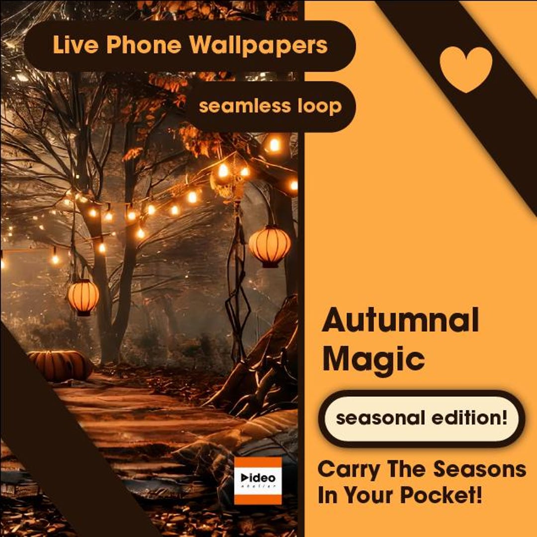 Autumnal Magic Live Wallpaper: Seamless Animated Lock Screen (iphone ...