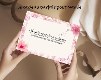 Grandma tell me about your life - Memory book to complete - Printable or digital gift on Canva