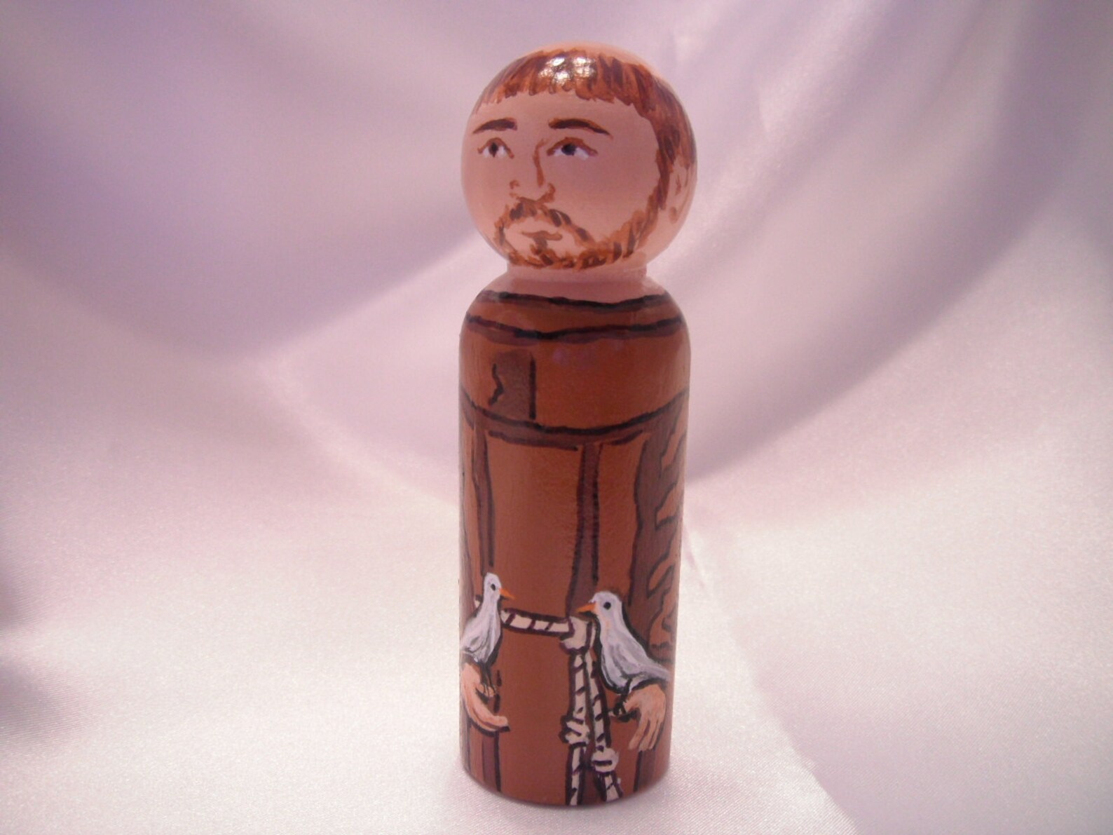 Catholic Saint Doll Wooden Peg Dolls Catholic Toy Confirmation Gift