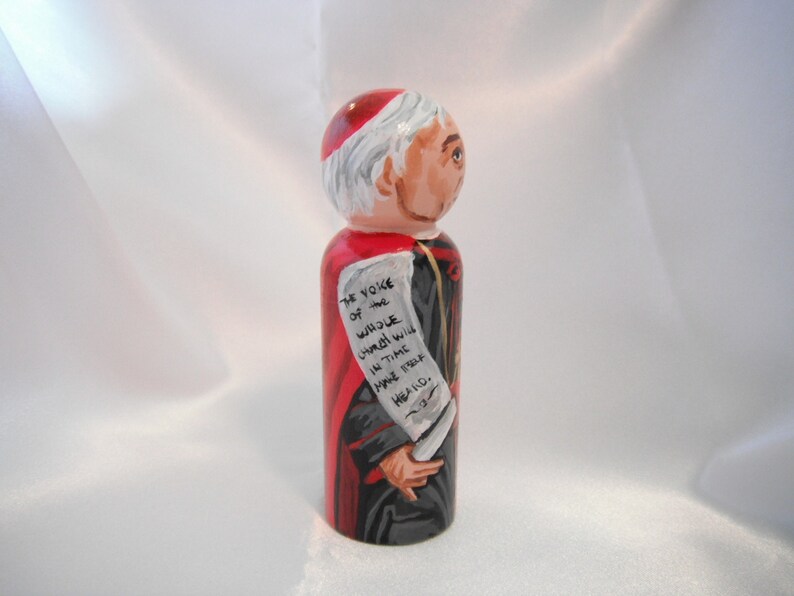 Catholic Saint Figure Peg Doll Toy Gift Saint John Henry Etsy