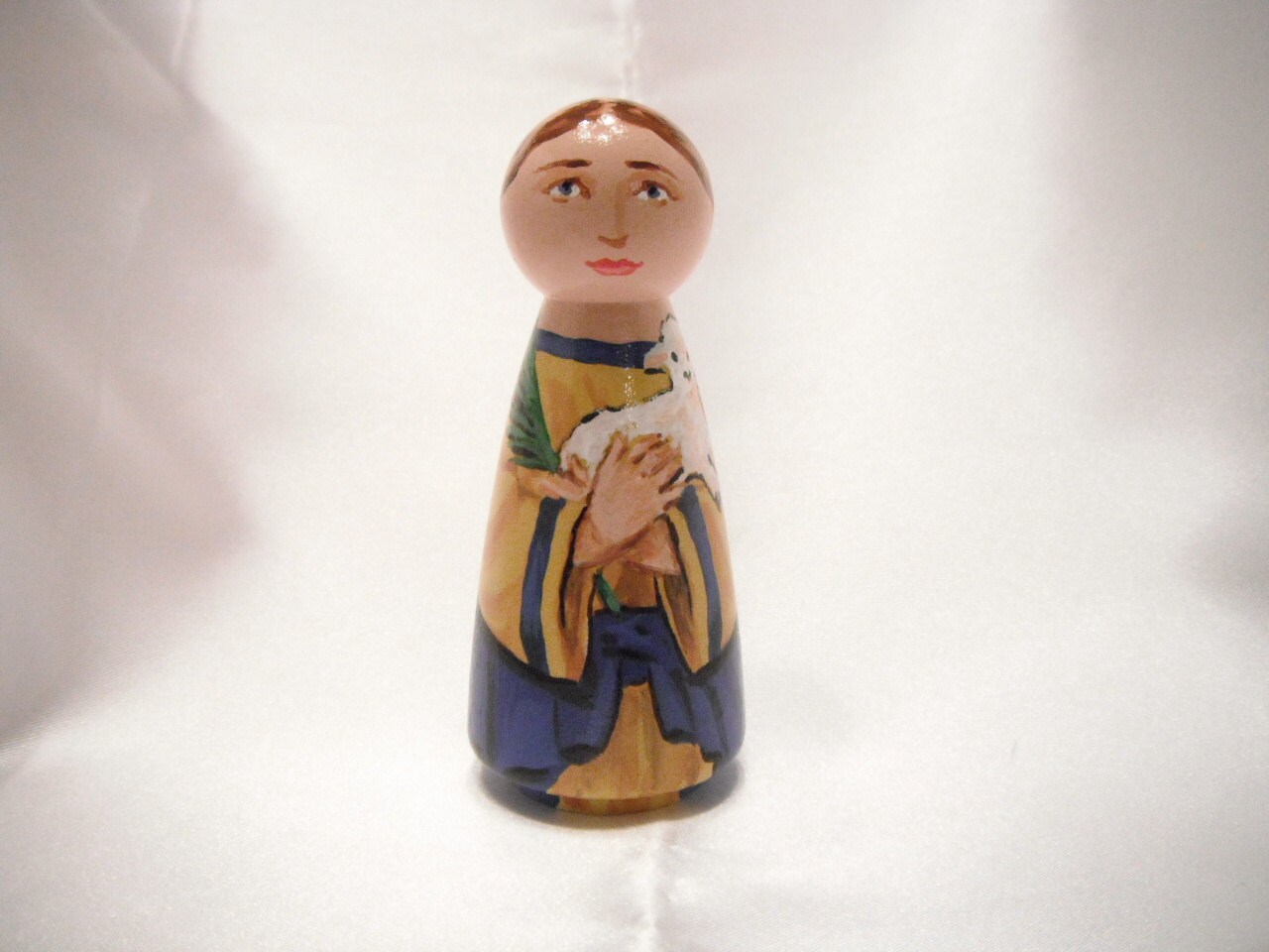 Catholic Saint Doll Wooden Peg Dolls Catholic Toy Gift Confirmation