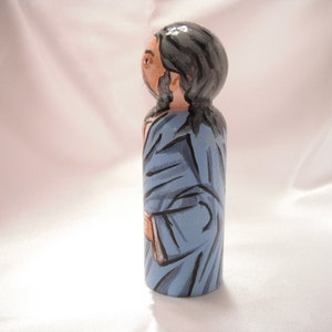 Old Testament Figure Peg Doll Toy Gift Isaiah the Prophet made to order image 4