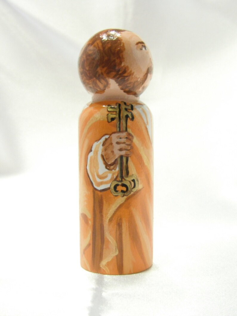 Catholic Saint Doll Wooden Peg Dolls Catholic Toy Confirmation Etsy