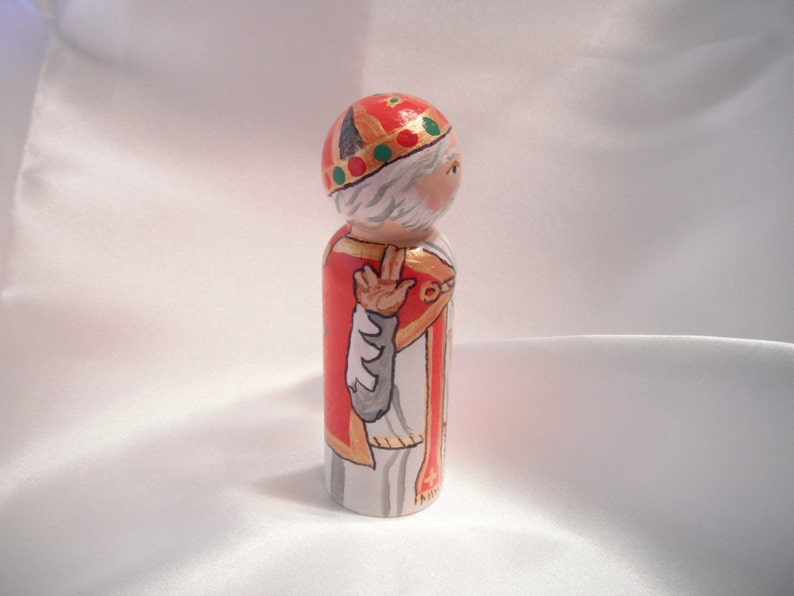Catholic Saint Doll Wooden Peg Dolls Catholic Toy Gift Etsy