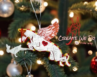 Ibizan Hound Wing Ornament Hanging Charm (Beezer)