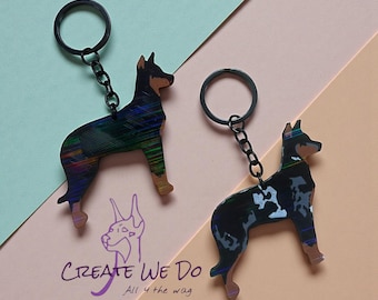 Beauceron Keychain {Dog Breed Beauceron} No Beads