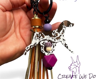 GSP Keychain {Dog Breed German Shorthaired Pointer}