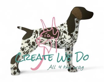 GSP Focal Bead {Dog Breed German Shorthair Pointer} Charm