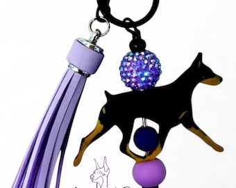 Doberman Keychain {Dog Breed Doberman}