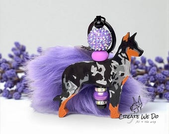 Beauceron Keychain {Dog Breed Beauceron}