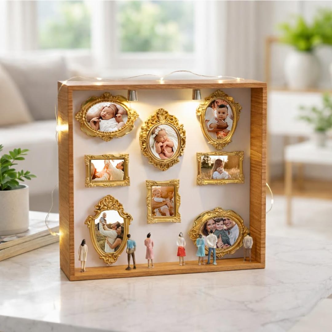 Nightwish Memory Box2 Box3 専用 DIY Mini Museum Shadow Box – LED Memory Display With Wood Frames