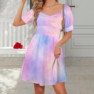 royal blue satin dress mini Off-the-Shoulder Short Royal Blue Satin Sleeveless Homecoming Dress US6 / Navy Blue