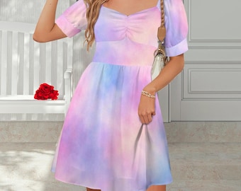 pastel puff dress Sailor Puff Dress Pastel