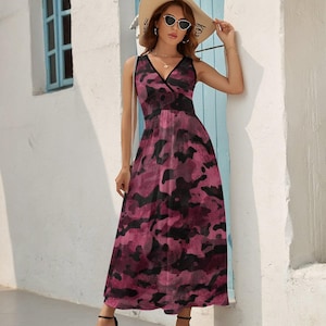 Camo Maxi Dress - Etsy