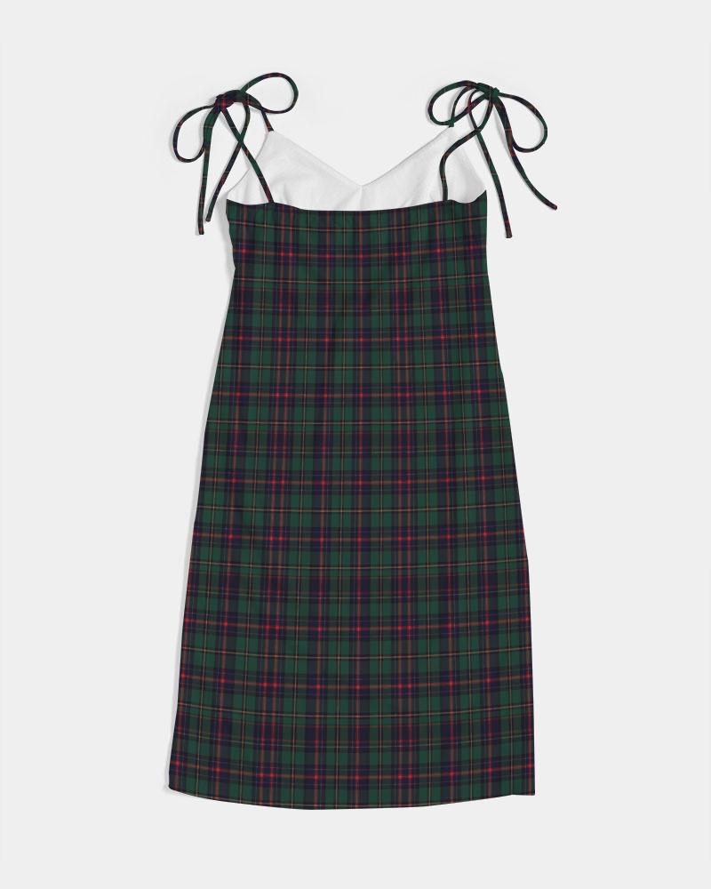 plaid midi slip dress Social Collision Grey Plaid Midi Slip Dress