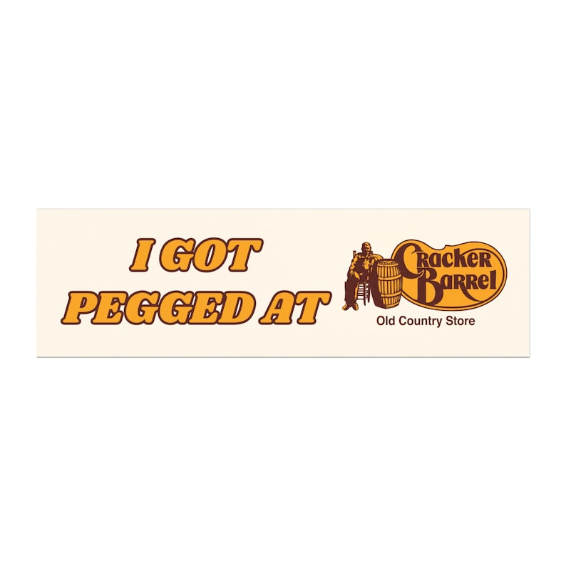 10" x 3" Funny Bumper Magnets | Mr Worldwide, Cracker Barrel, Autozone, Guy Fieri, Costco Parody Humor | Bumper Sticker Alternative image 5