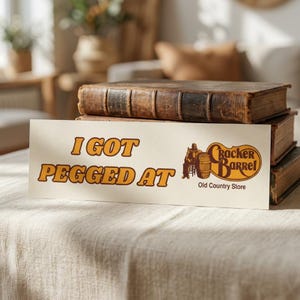 10" x 3" Funny Bumper Magnets | Mr Worldwide, Cracker Barrel, Autozone, Guy Fieri, Costco Parody Humor | Bumper Sticker Alternative image 2