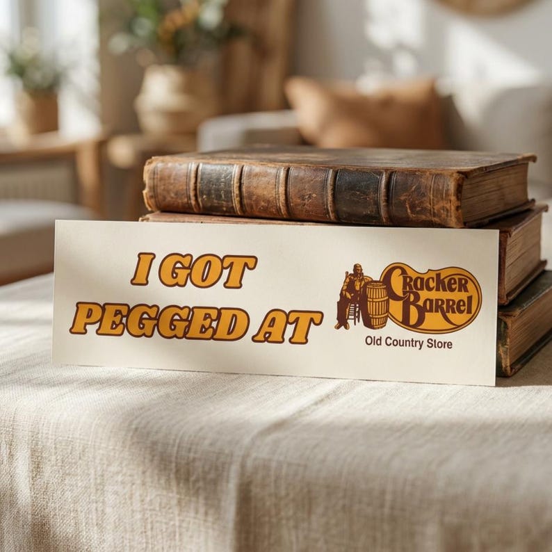 10" x 3" Funny Bumper Magnets | Mr Worldwide, Cracker Barrel, Autozone, Guy Fieri, Costco Parody Humor | Bumper Sticker Alternative image 2