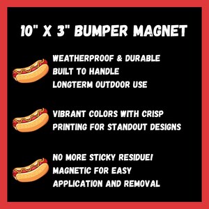 10" x 3" Funny Bumper Magnets | Mr Worldwide, Cracker Barrel, Autozone, Guy Fieri, Costco Parody Humor | Bumper Sticker Alternative image 10