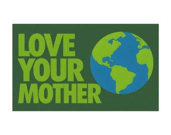 7.5" x 4.5" Love Your Mother Bumper Magnet, Funny Bumper Magnet, Funny Car Magnet, Bumper Sticker Alternative, Car Accessory
